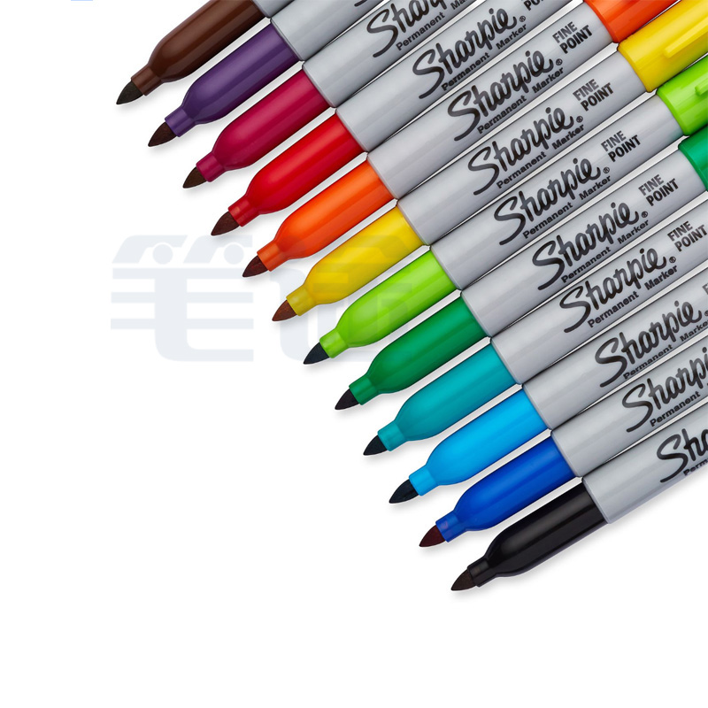 美国三福记号笔 sharpie油性工业标记笔无尘室用打点笔30001 1.0mm