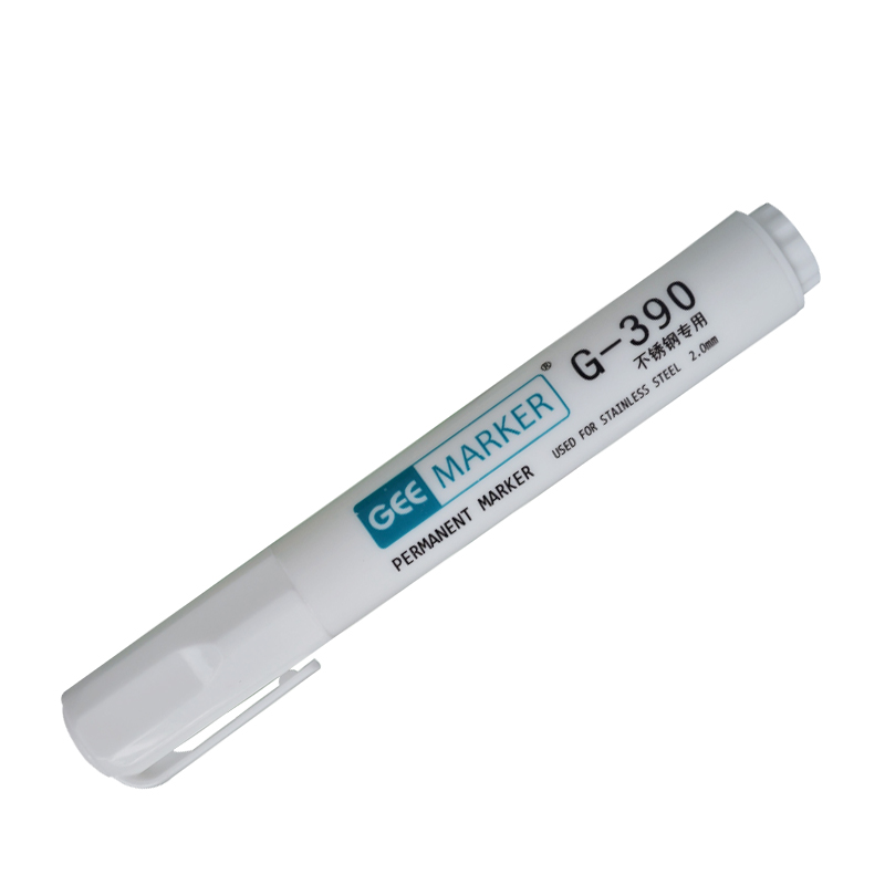 geemarker不锈钢记号笔 金属表面标记低氯无硫油性工业标记笔G-390 2.0mm